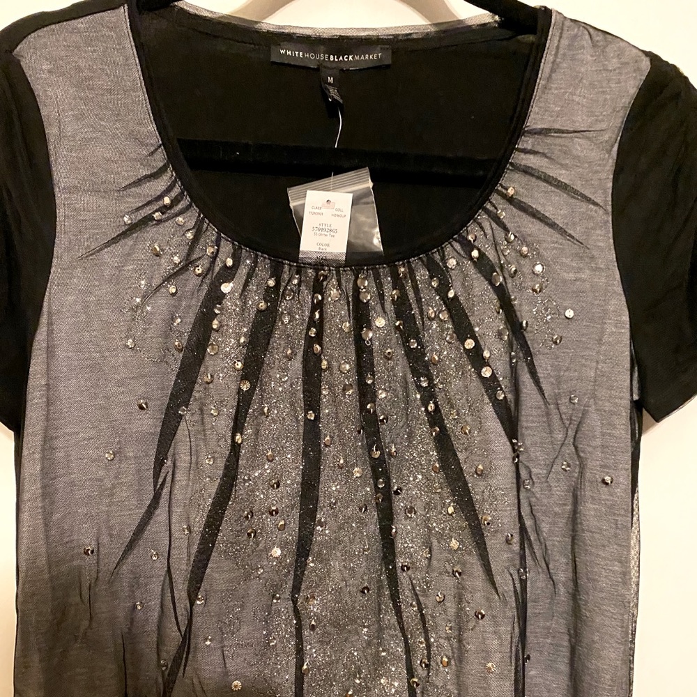 WHBM Glitter Tee